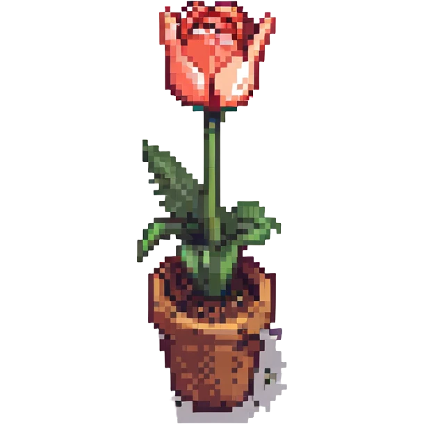 A tulip emoji