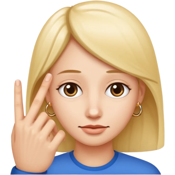 main signe hard rock mais avec juste le doigt annulaire plié emoji