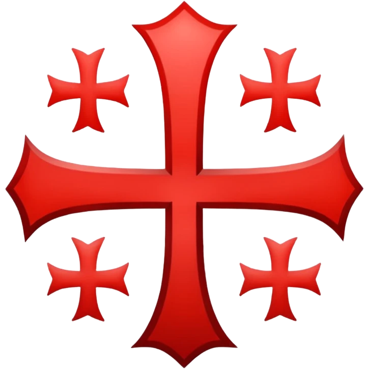 the red cross of the knights templar emoji