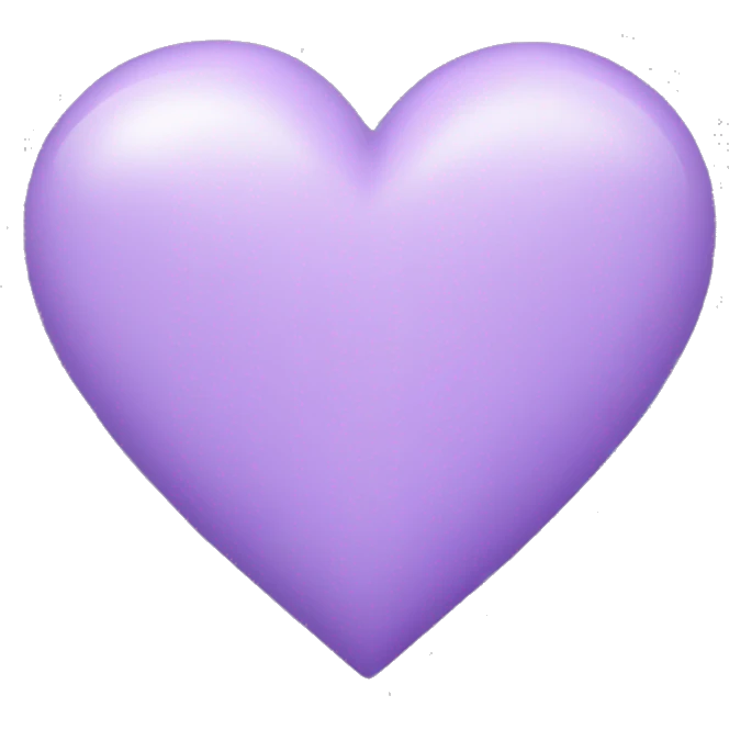 light purple heart emoji