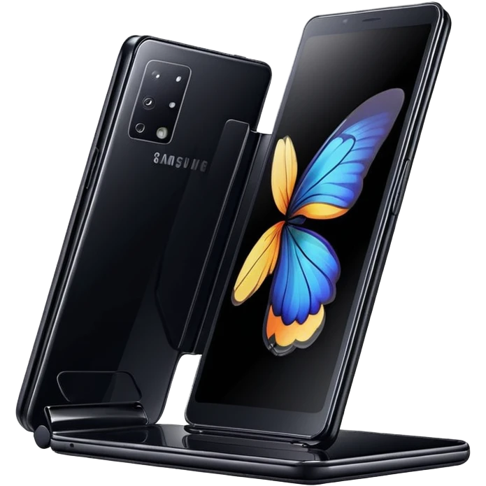 Samsung Galaxy Z Flip7 foldable flip phone emoji