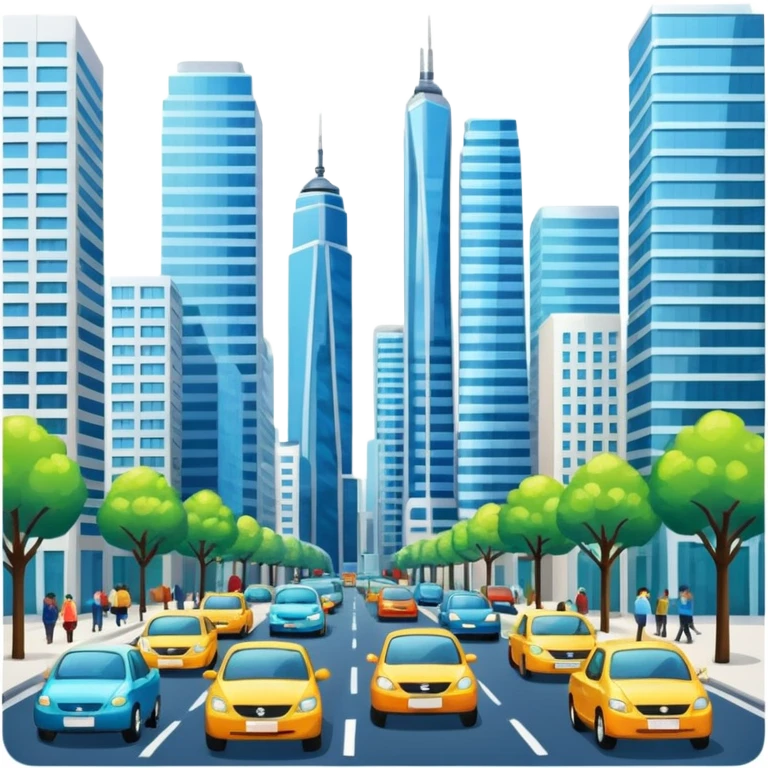 city sunny day emoji