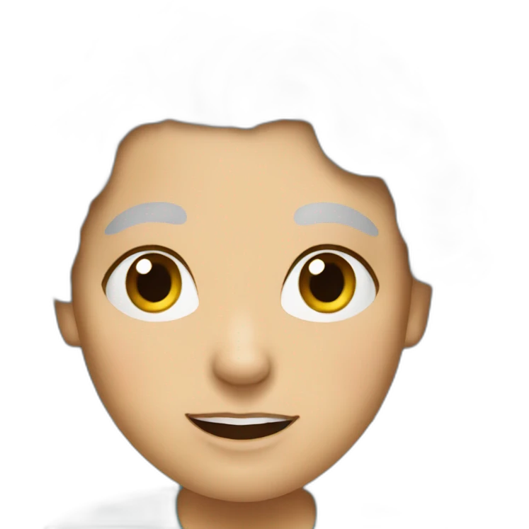 granny blond hair face emoji