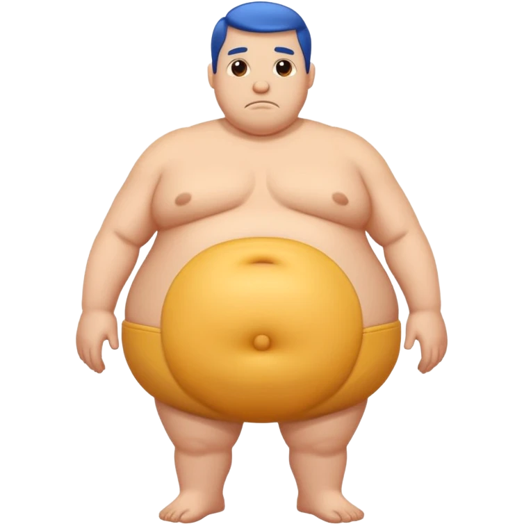Skin Blue Inflation Stomach Huge Gigantic Colossal Max Massive Gigantamax Largest He's Swelling Up emoji