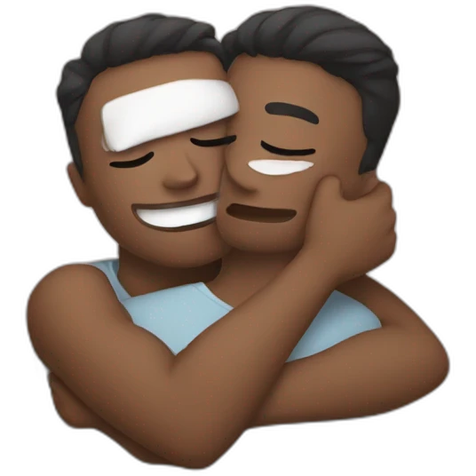 tight hug emoji