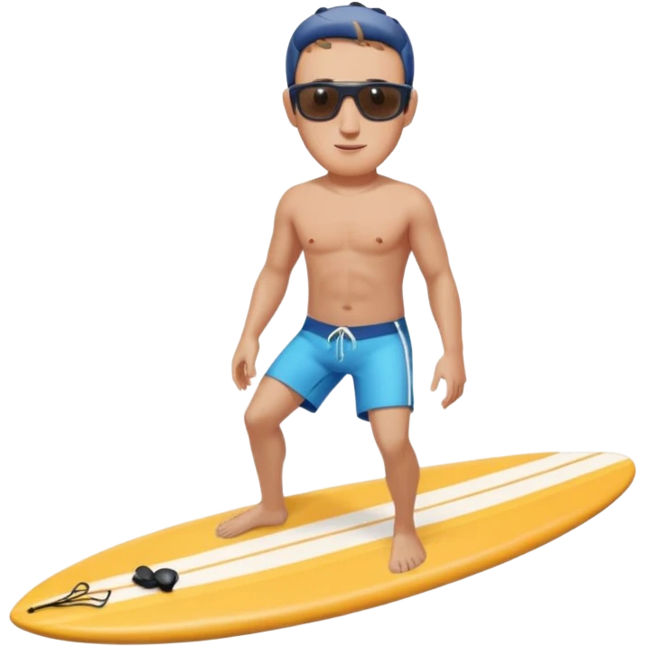 mark zuckerberg on a surfboard emoji