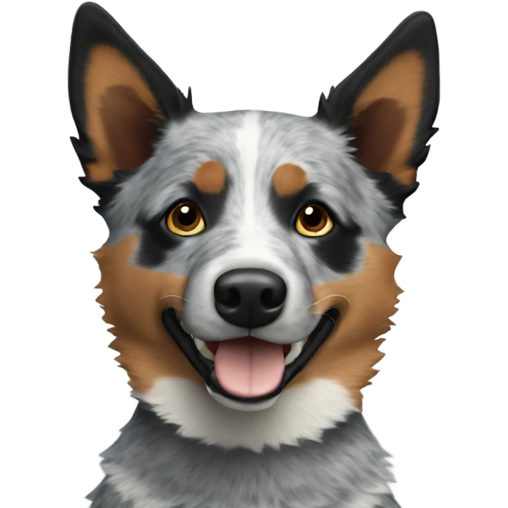 Blue heeler dog emoji