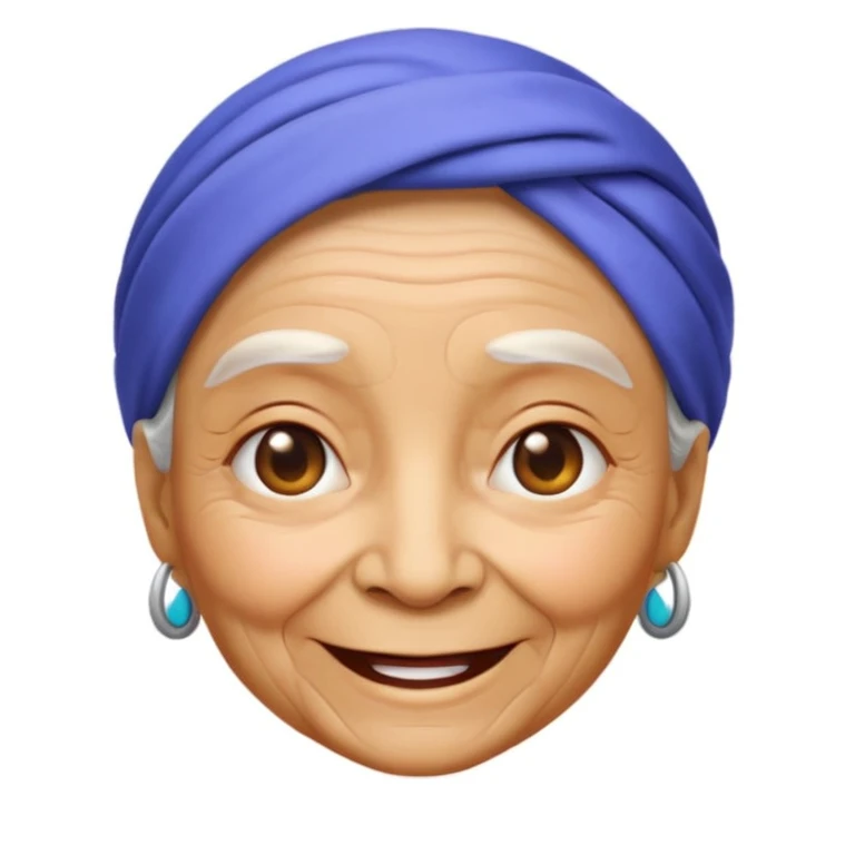 Cool faces emoji mixed with grandma emoji emoji