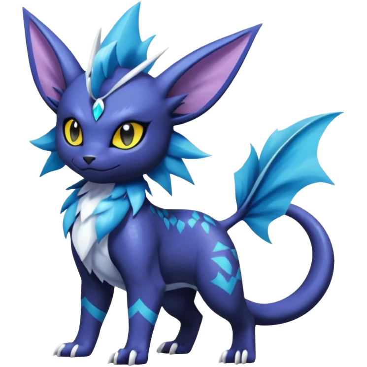 Luxray-Absol-Noibat-Vaporeon-Dewott-fusion emoji