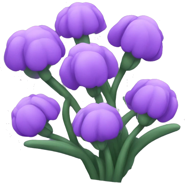 Purple flora emoji