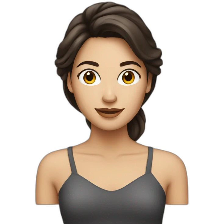 pretty-brunette-woman emoji