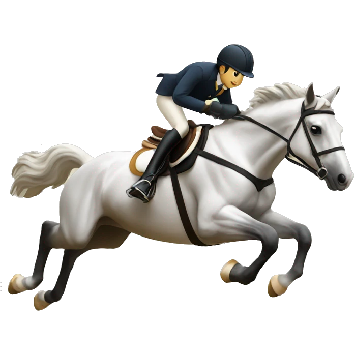 Horse jumping emoji