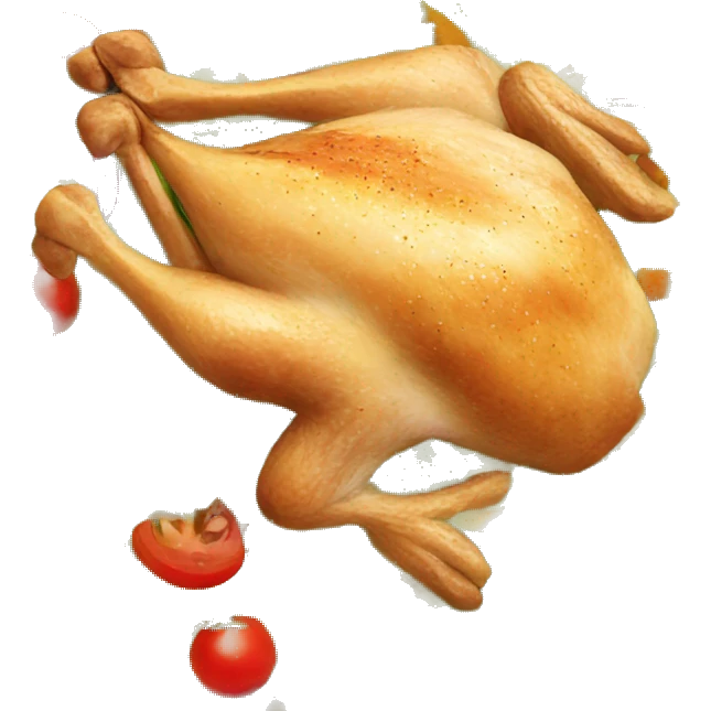 Chicken seizure salad emoji