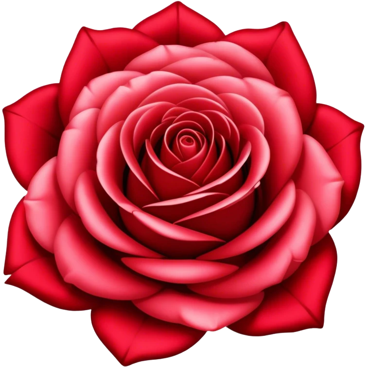 Satin rose emoji