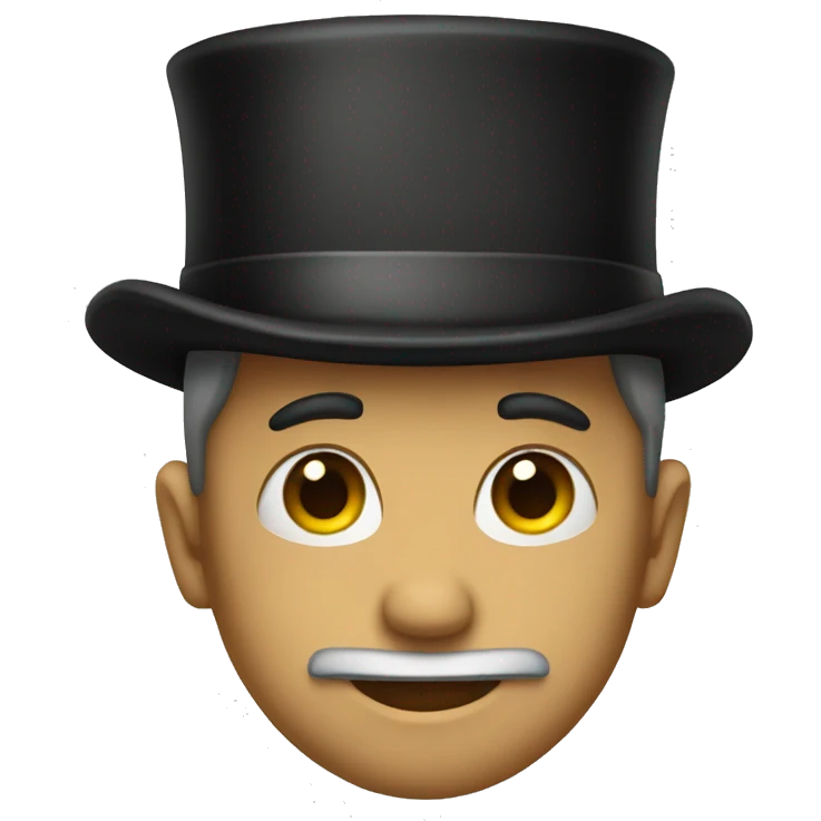 tophat emoji