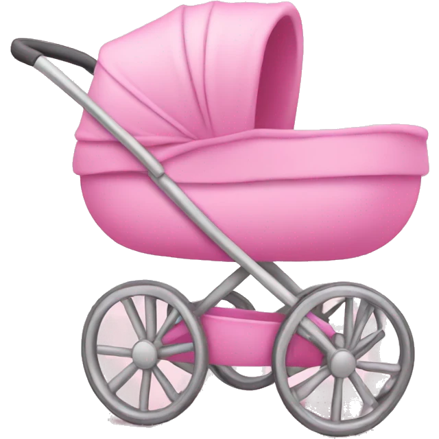 Create an all pink pram emoji