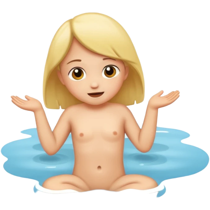Kids naked emoji