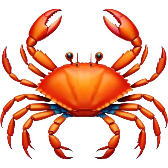 A hood crab emoji