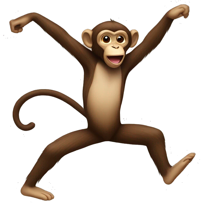 Dancing monkey emoji