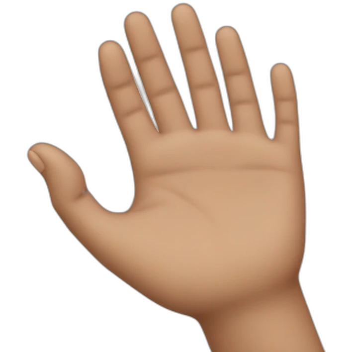 Little finger only  emoji