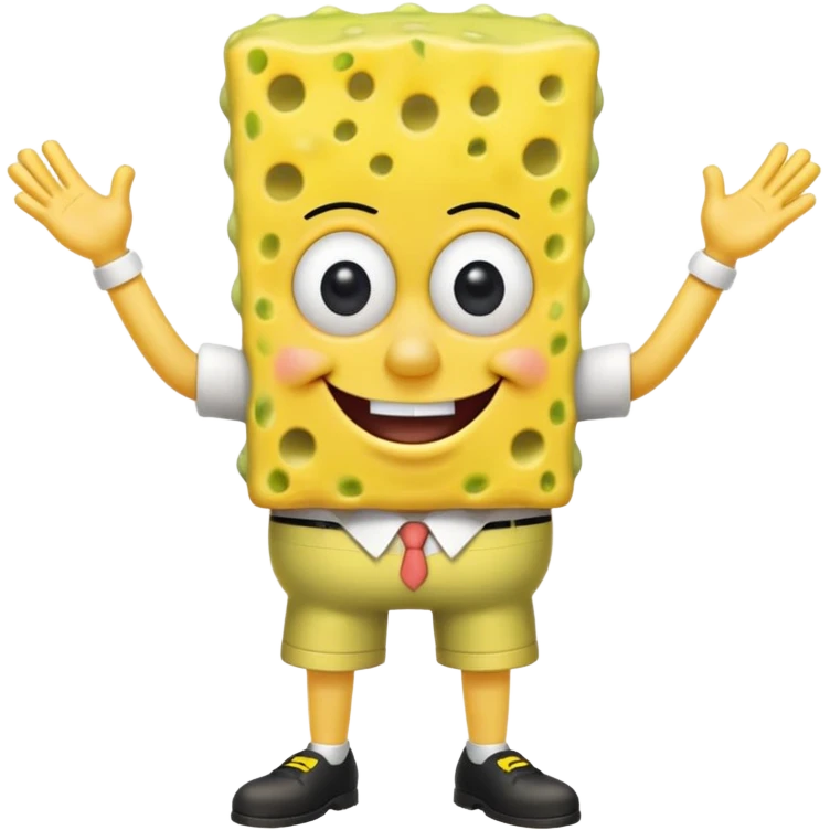 sponge bob squarepants whole body emoji