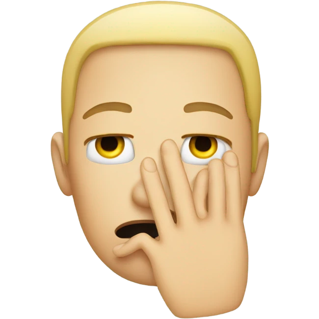 Face palm emoji