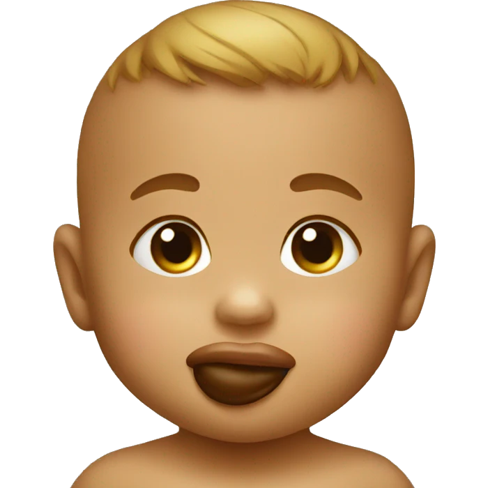 baby with pacifier emoji