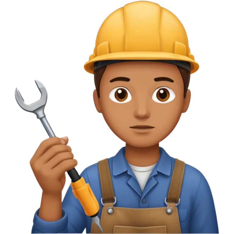 person Repairing a tool emoji