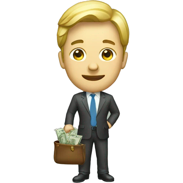 investor with money emoji
