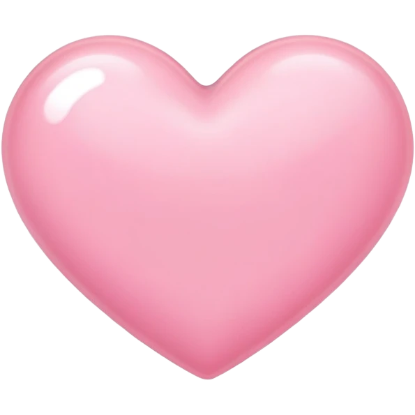 light pink heart emoji