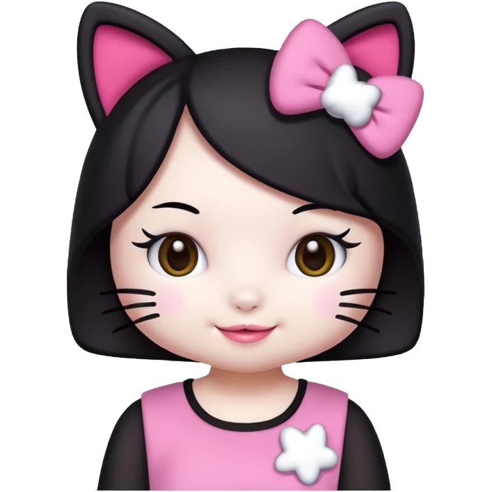 Hello kitty and kuromi emoji