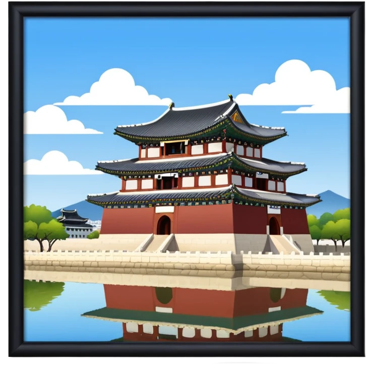 South Korea 
Gyeongbokgung Palace castle emoji