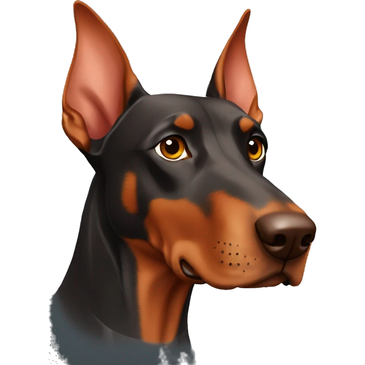 red doberman emoji