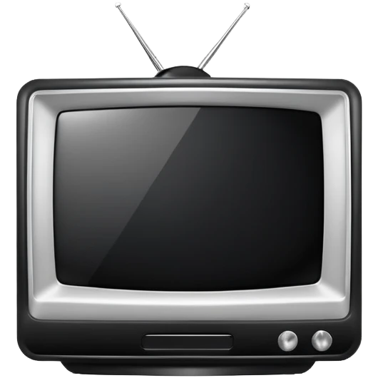 Modern television with flat screen emoji