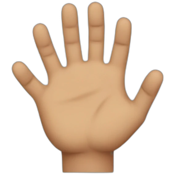A person with claws on their hands emoji