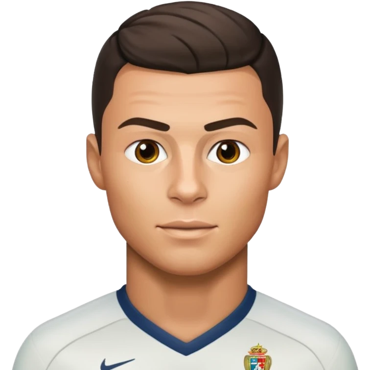 Cristiano Ronaldo, football star, apple style emoji emoji