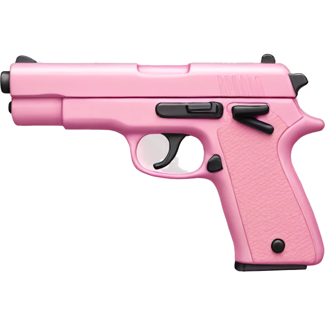 Light pink gun emoji
