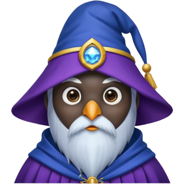 Penguin Wizard emoji