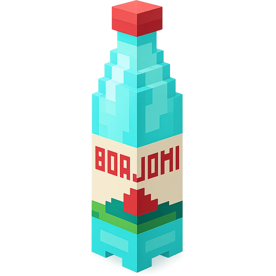 бутылка borjomi, no background emoji