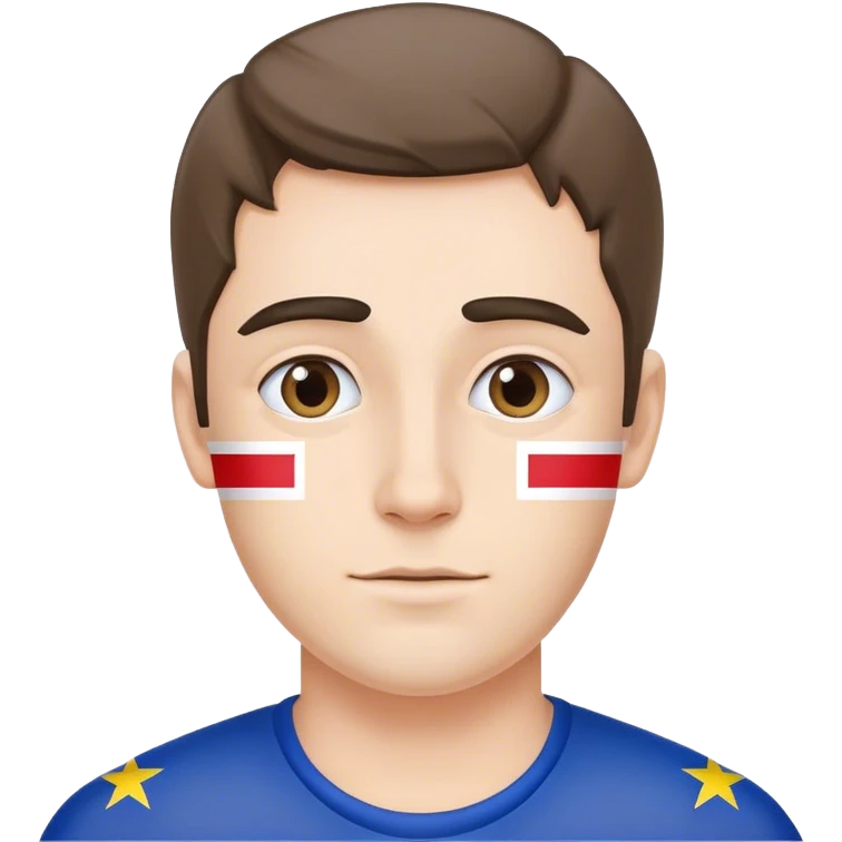 european union enthusiast man emoji