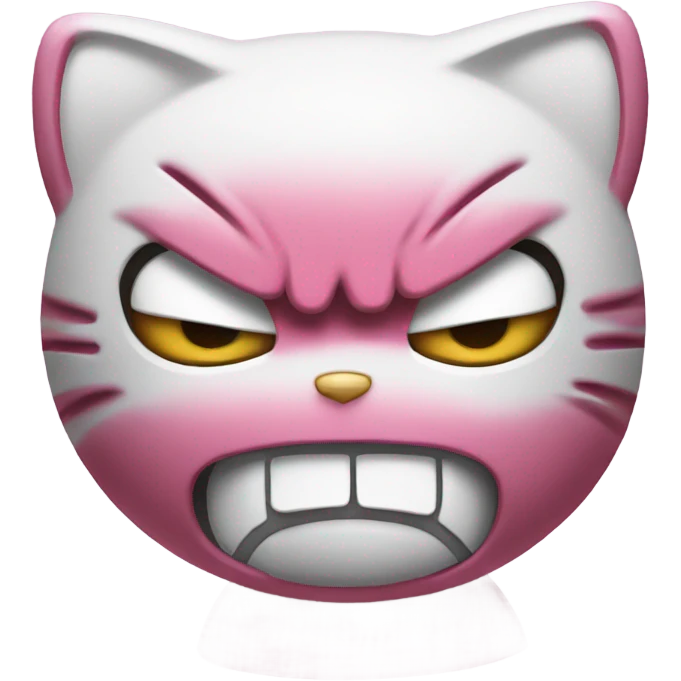 hello kitty angry emoji