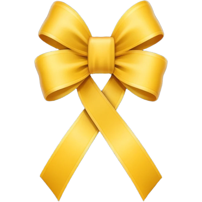 Apple-style emoji, minimal shading, simple gradients.
Keep the original emoji style and shape exactly the same.
Change the ribbon color to a vivid yellow.
Flat emoji style, clean vector look, no extra elements, no text, transparent background. emoji