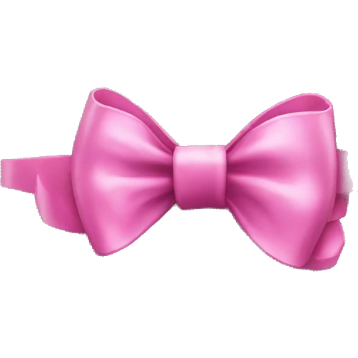 Disco ball with a pink bow emoji