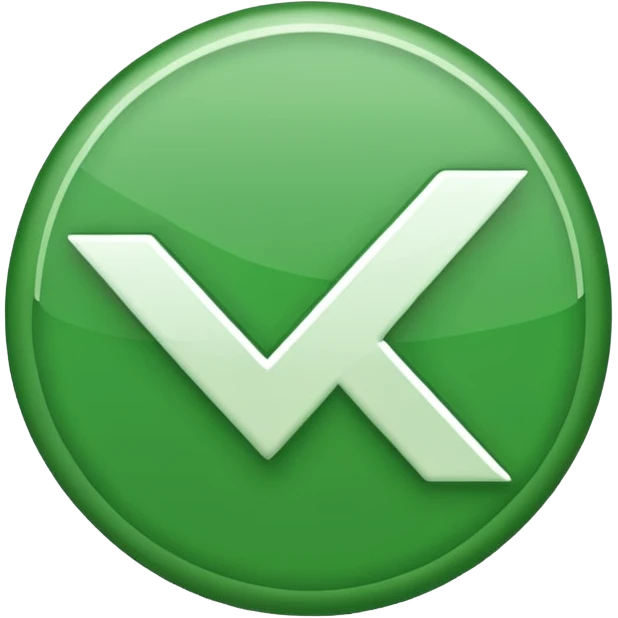 checkmark with the word "confirmed" emoji