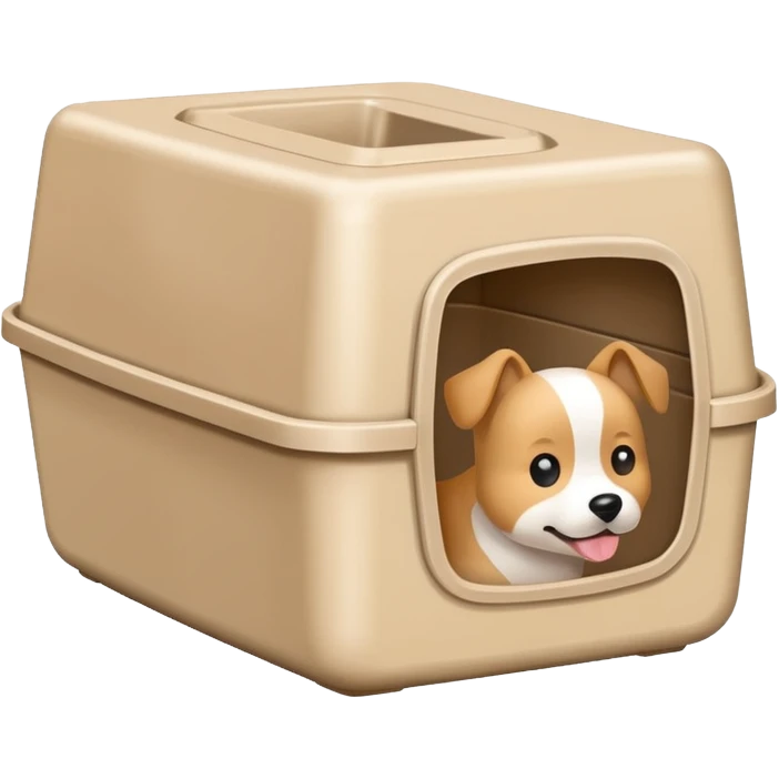 dog litter box emoji
