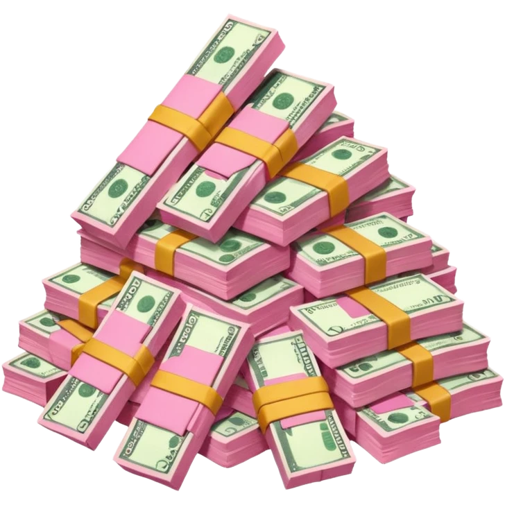 pink money emoji