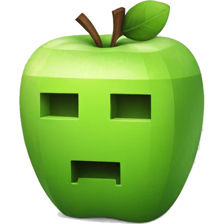 Minecraft apple emoji