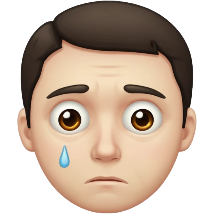 A sad man emoji