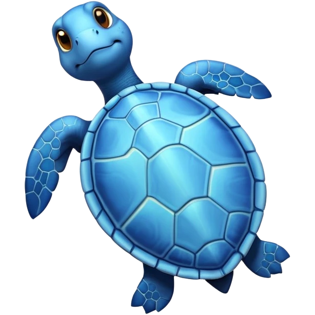 Turtle blue  emoji