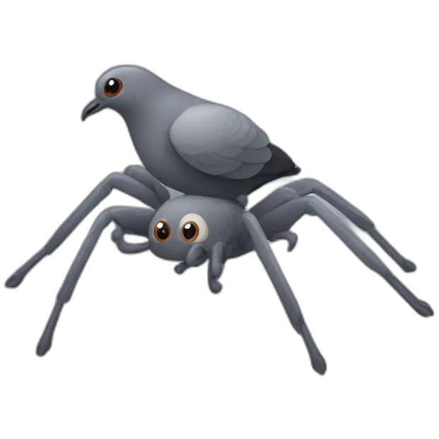 pigeon spider emoji